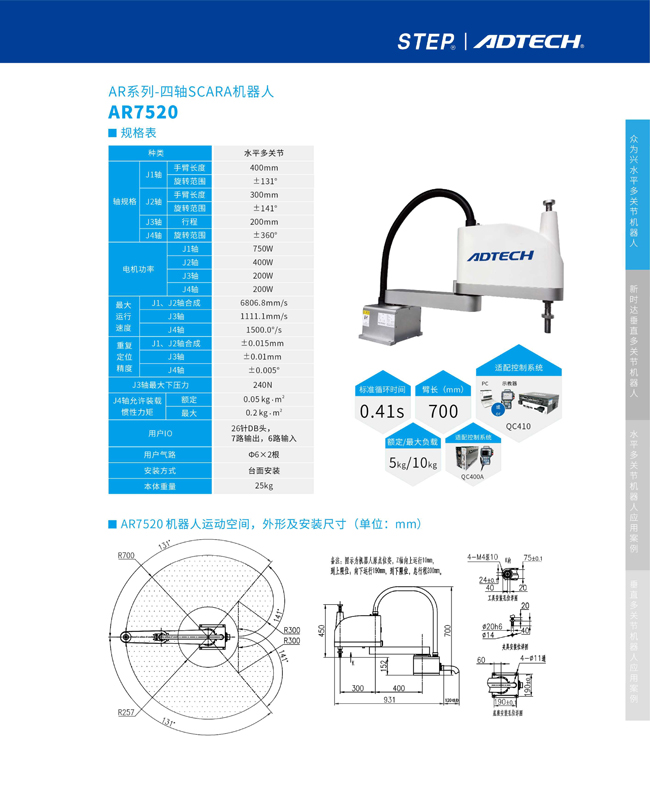 眾為興四軸scara機(jī)器人AR7520 圖片關(guān)鍵詞